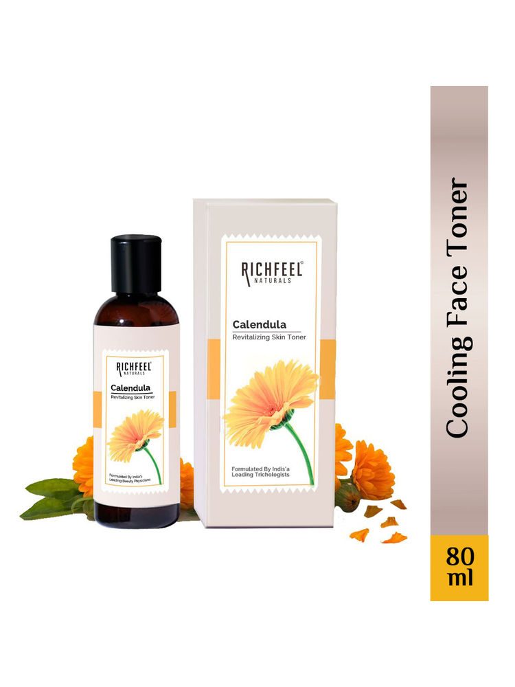Richfeel Calendula Revitalising Skin Toner – Soothes Acne-Prone Skin, Tightens Pores, pH Balance-image-40