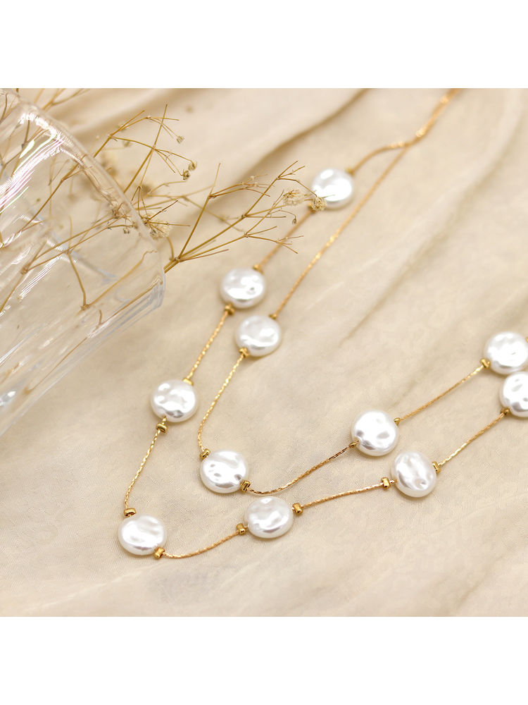 Joker & Witch Beady Layered Pearl Necklace-picture-15