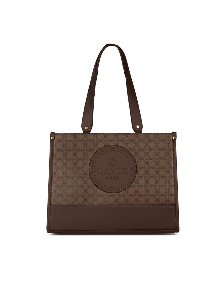 Lavie Women's Mono Alina Box Handbag (Brown)-picture-21