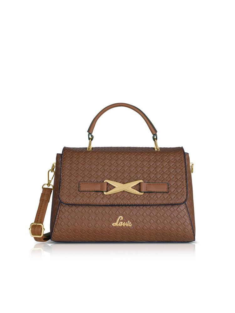 Lavie Women's Brenda Infinty Flap Satchel Handbag (Tan)-picture-27