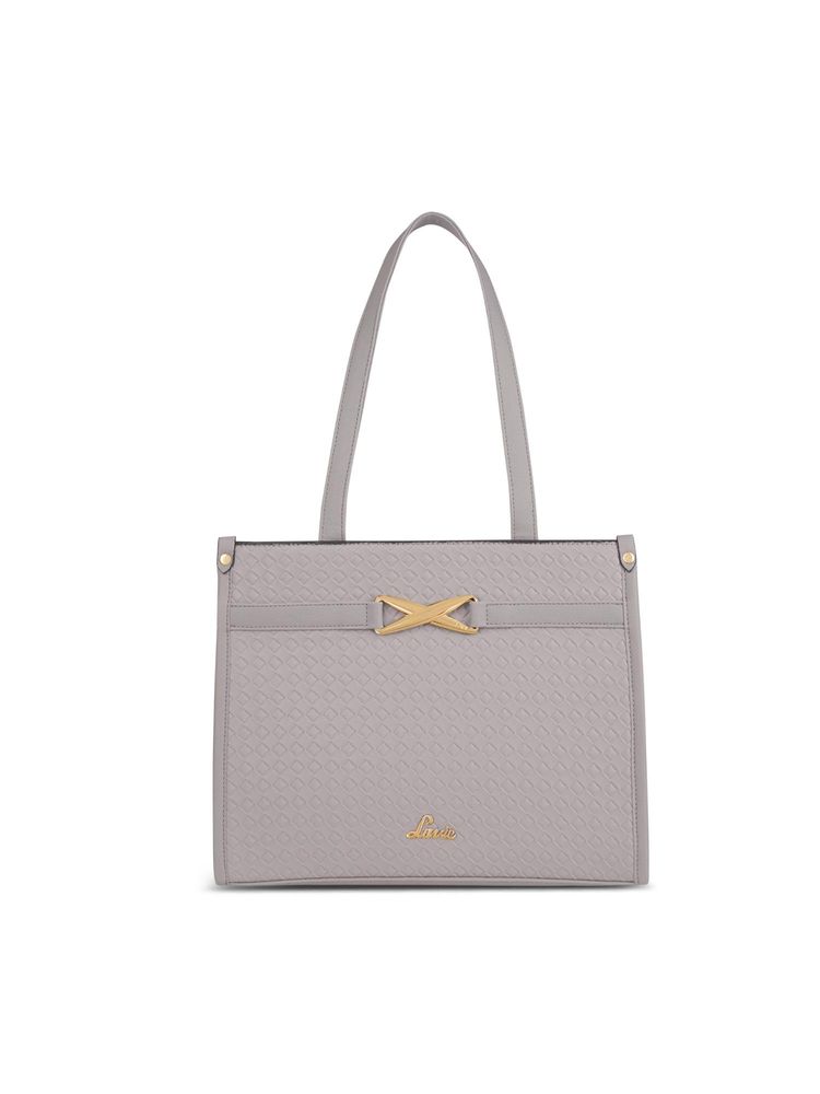 Lavie Women's Nyla Infinity Satchel Handbag (Grey)-picture-38