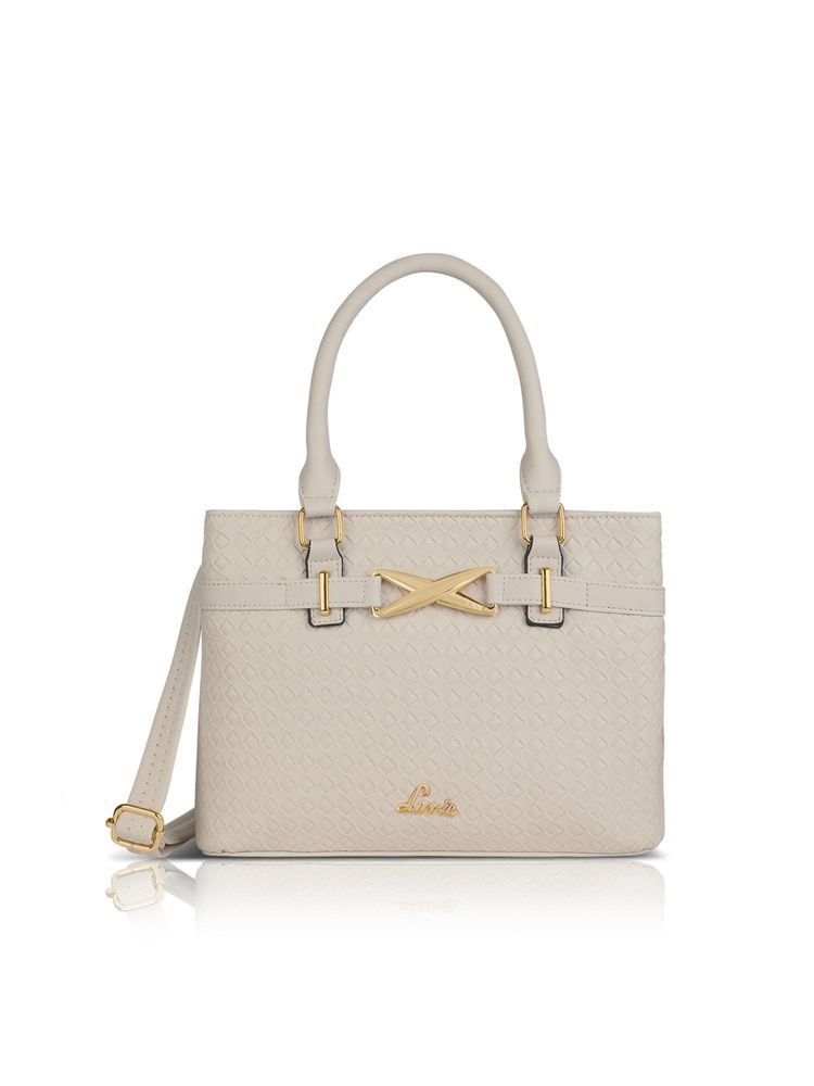Lavie Women's Franca Infinity Satchel Handbag (Off White)-picture-36