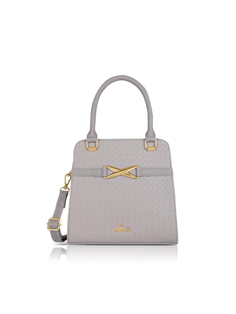 Lavie Women's Ursla Infinity Satchel Handbag (Grey)-image-13