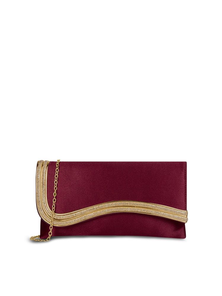 Lavie Women's Riva Clutch (Maroon) (L)-image-43