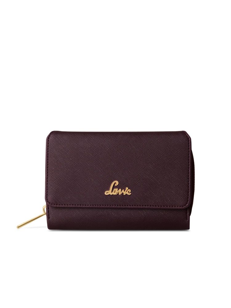 Lavie Women Dark Maroon Miro Wallet (M)-picture-28