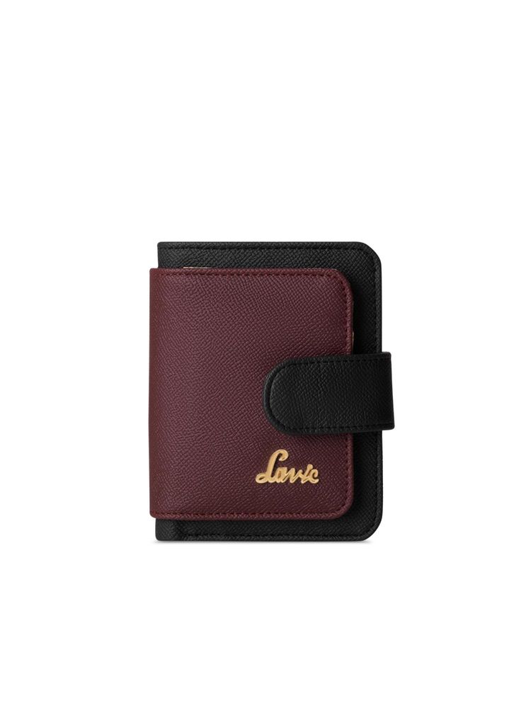 Lavie Women Maroon-Black Colorblock Deux Wallet (S)-picture-19