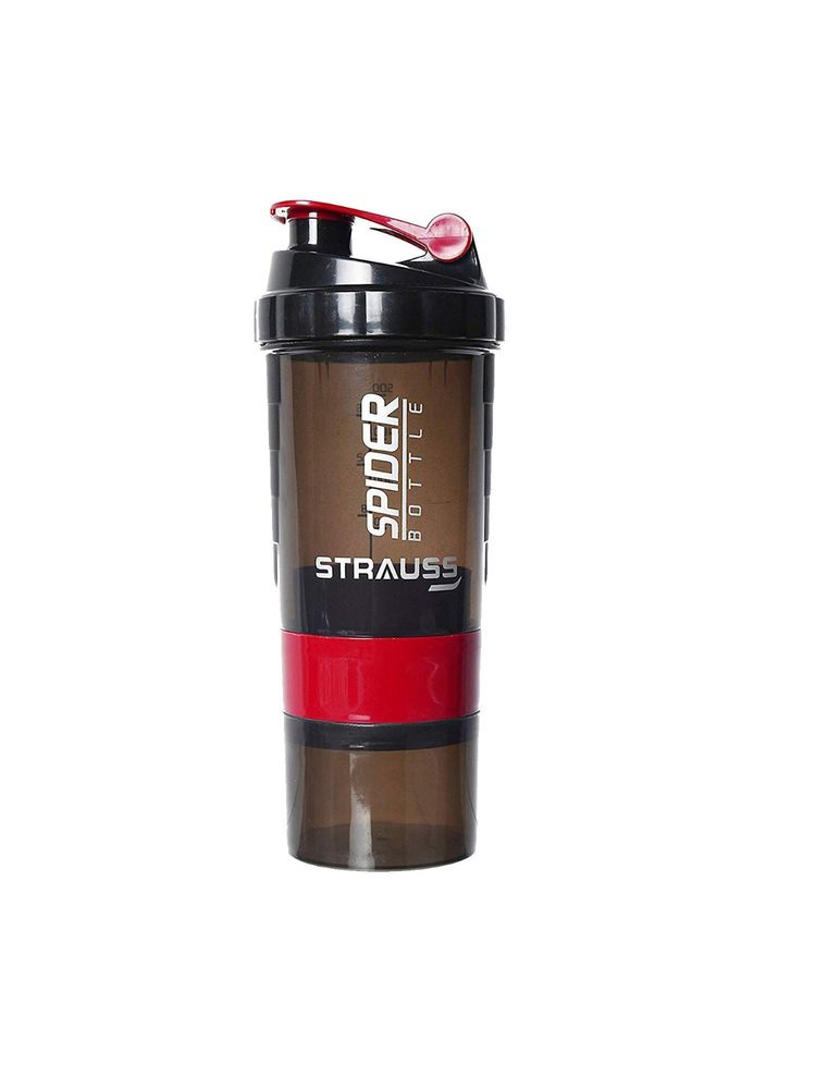Strauss Spider Shaker Bottle 500 ml (Red)