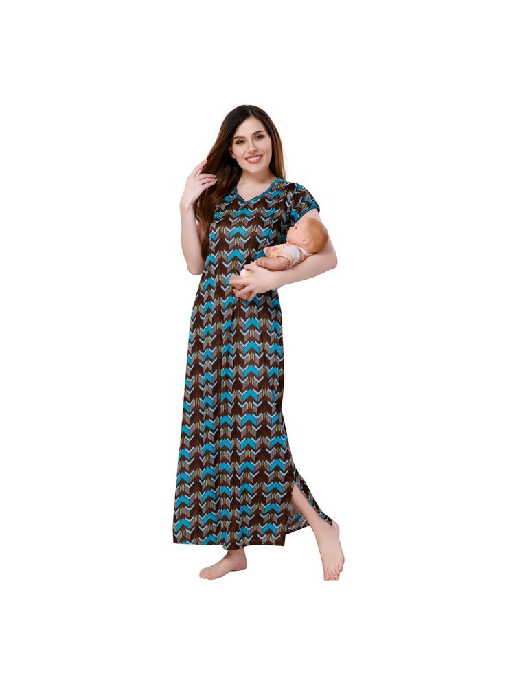 PIU Womens Sarina Feeding Gown-picture-13