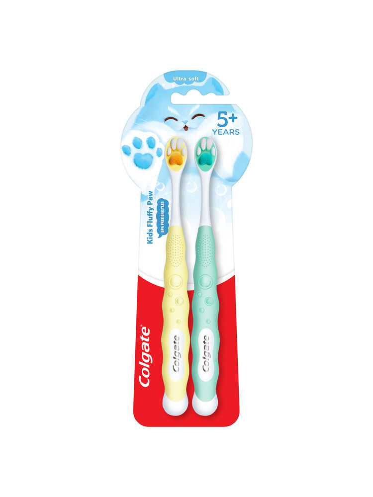 Colgate Kids Fluffy Paw Toothbrush Ultra Soft (5+ Years)
