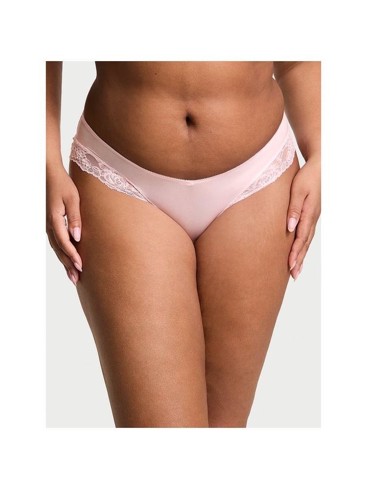 victoria's secret intimates Victoria's Secret Very Sexy Rose Lace-Trim High-Leg Cheeky Panty Pink-picture-20