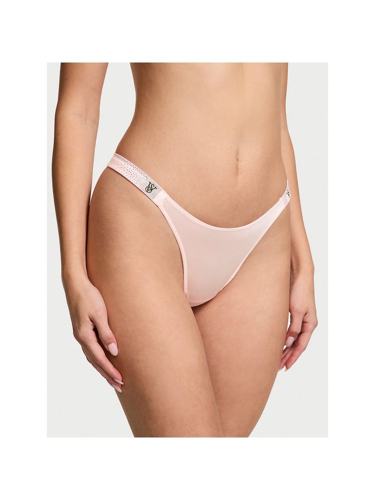 victoria's secret intimates Victoria's Secret Very Sexy Scattered Shine Strap Thong Panty Pink-picture-12