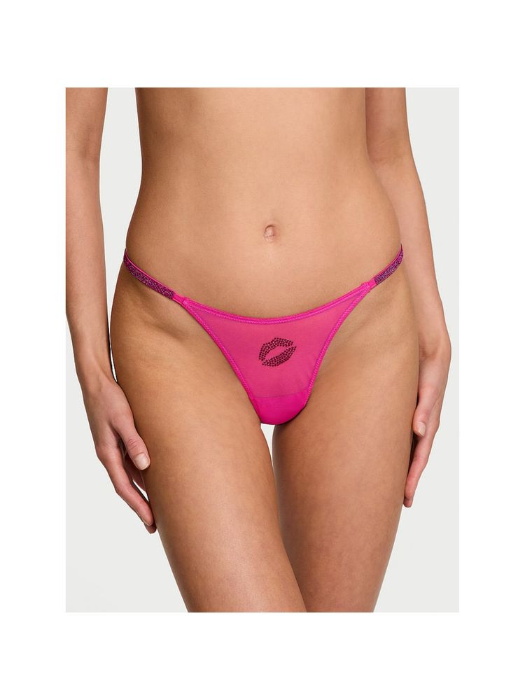 victoria's secret intimates Victoria's Secret Very Sexy Flirty Mesh Shine Strap Thong Panty Multi-Color-picture-14