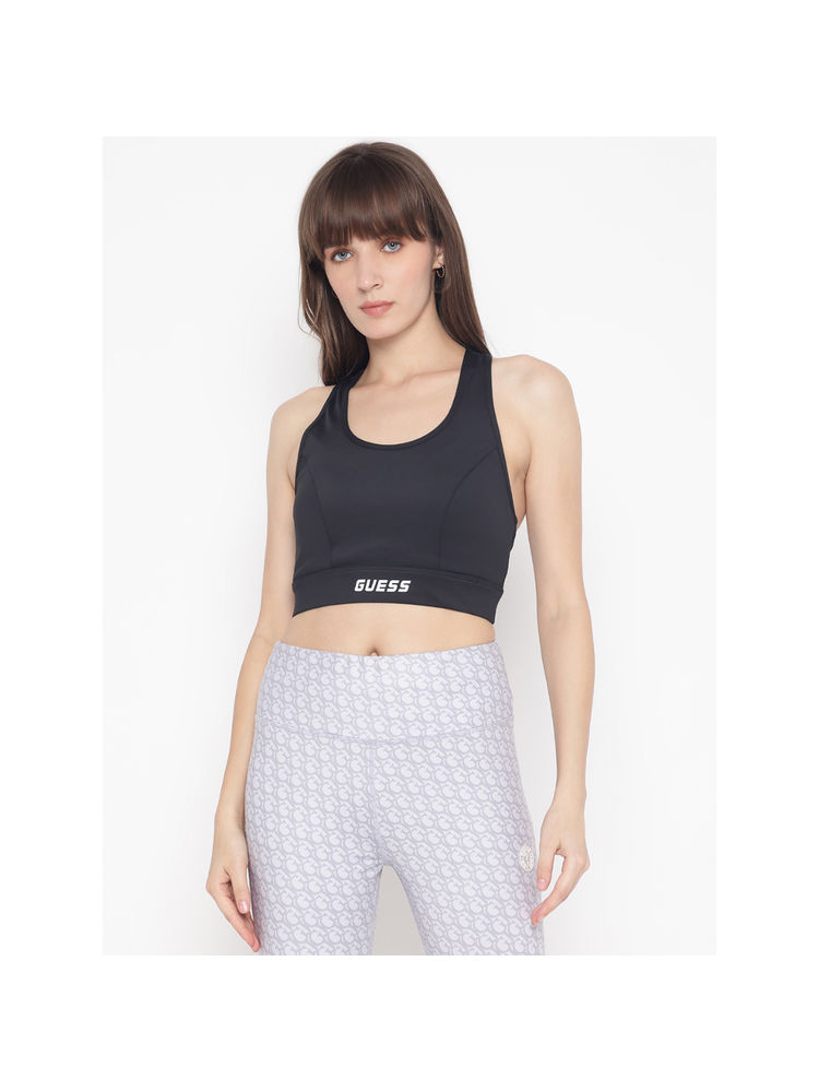 Guess Women's Solid Sleeveless Crop Top-image-7