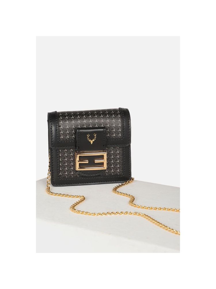 Allen Solly Women Casual Black Printed Sling Bag-picture-27