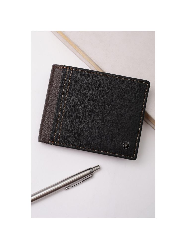 Van Heusen Men Casual Black Textured Wallet-picture-14