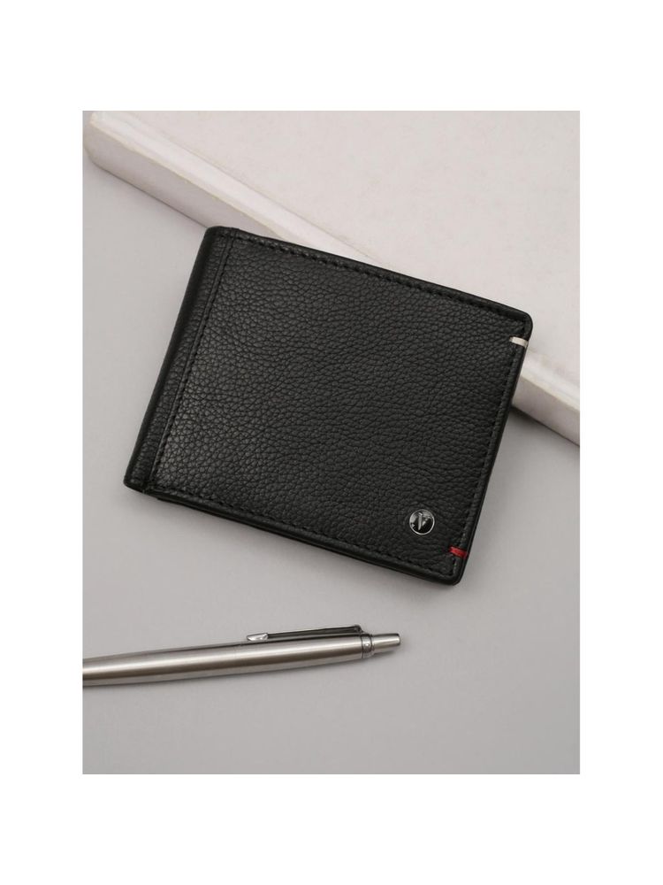 Van Heusen Men Casual Black Textured Wallet-picture-19