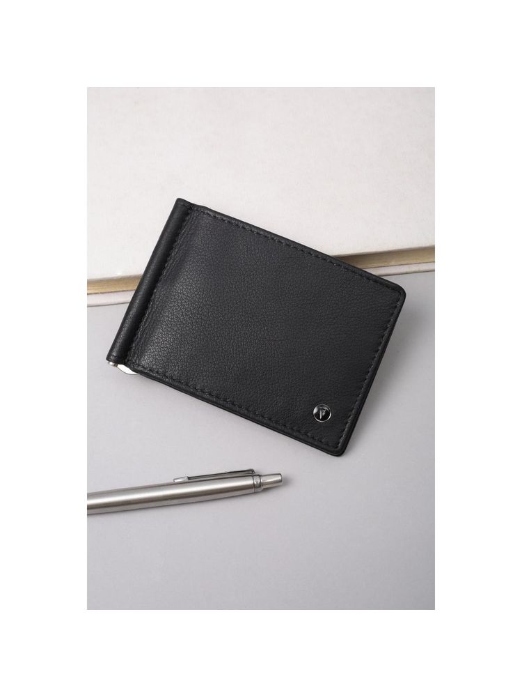 Van Heusen Men Formal Black Textured Wallet-picture-19