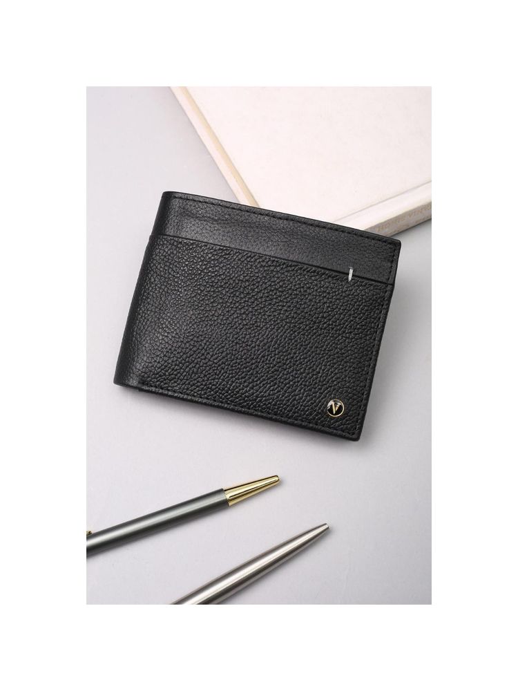 Van Heusen Men Casual Black Textured Wallet-picture-18