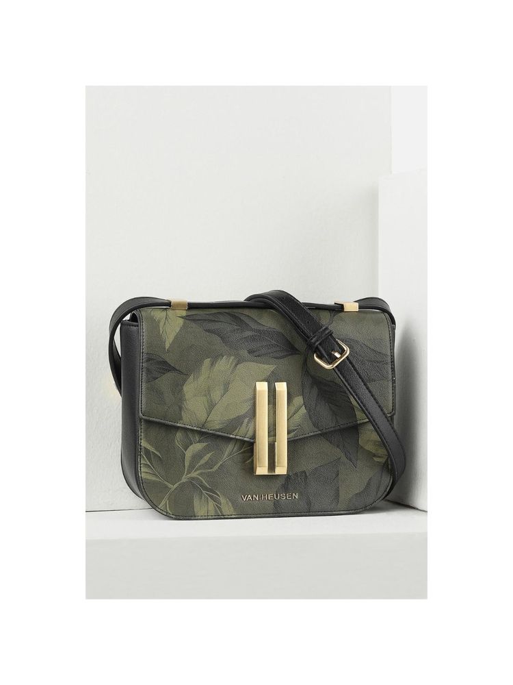 Van Heusen Women Casual Olive Printed Sling Bag-image-47