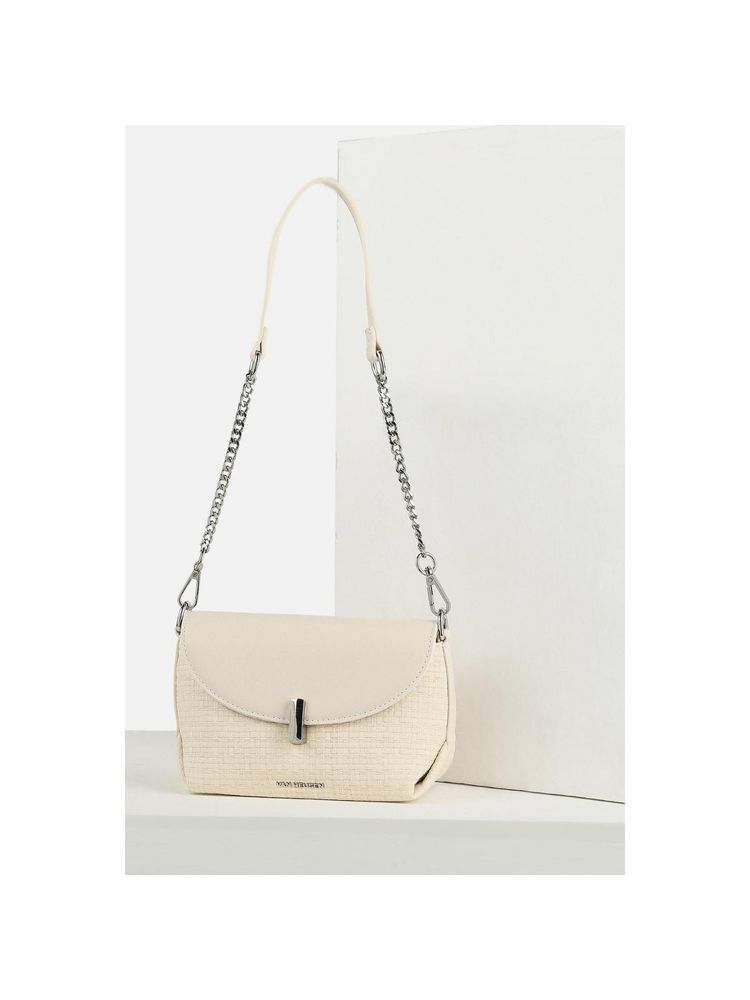 Van Heusen Women Casual Beige Textured Sling Bag-picture-26