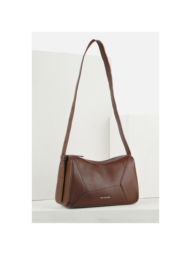 Van Heusen Women Casual Brown Solid Sling Bag-picture-41