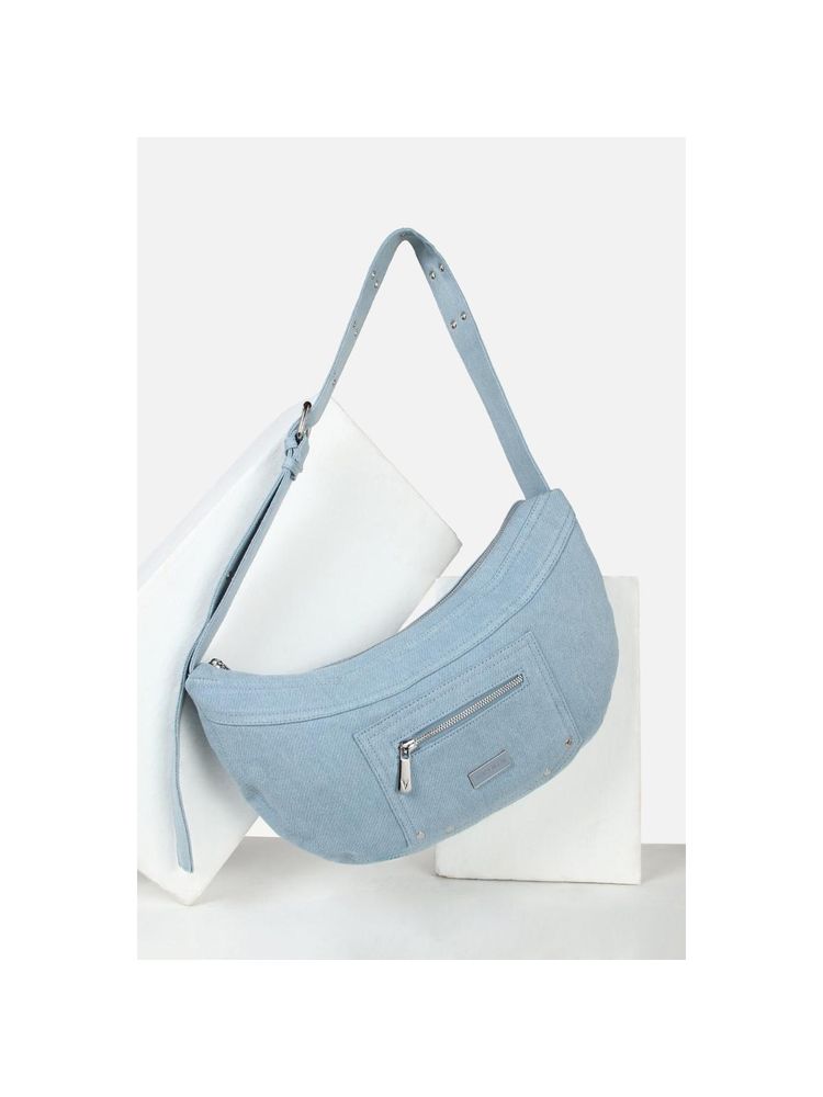 Van Heusen Women Casual Blue Solid Sling Bag-image-44
