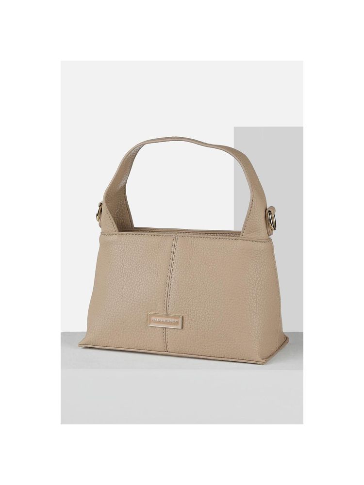 Van Heusen Women Casual Beige Textured Handbag-picture-15