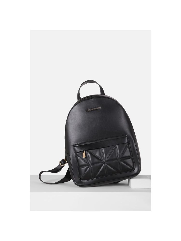 Van Heusen Women Casual Black Textured Backpack-picture-26
