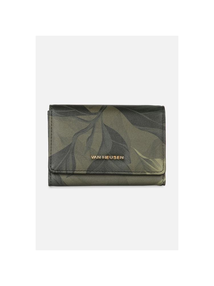 Van Heusen Women Casual Olive Printed Wallet-picture-22