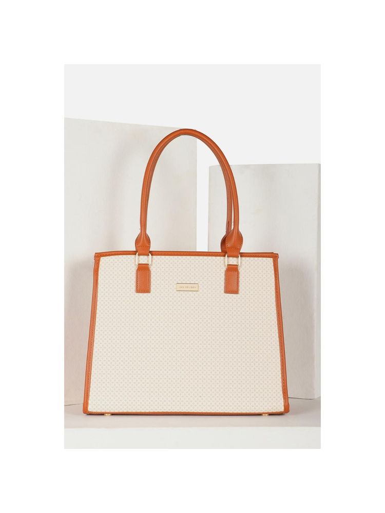 Van Heusen Women Formal Beige Printed Handbag-image-48
