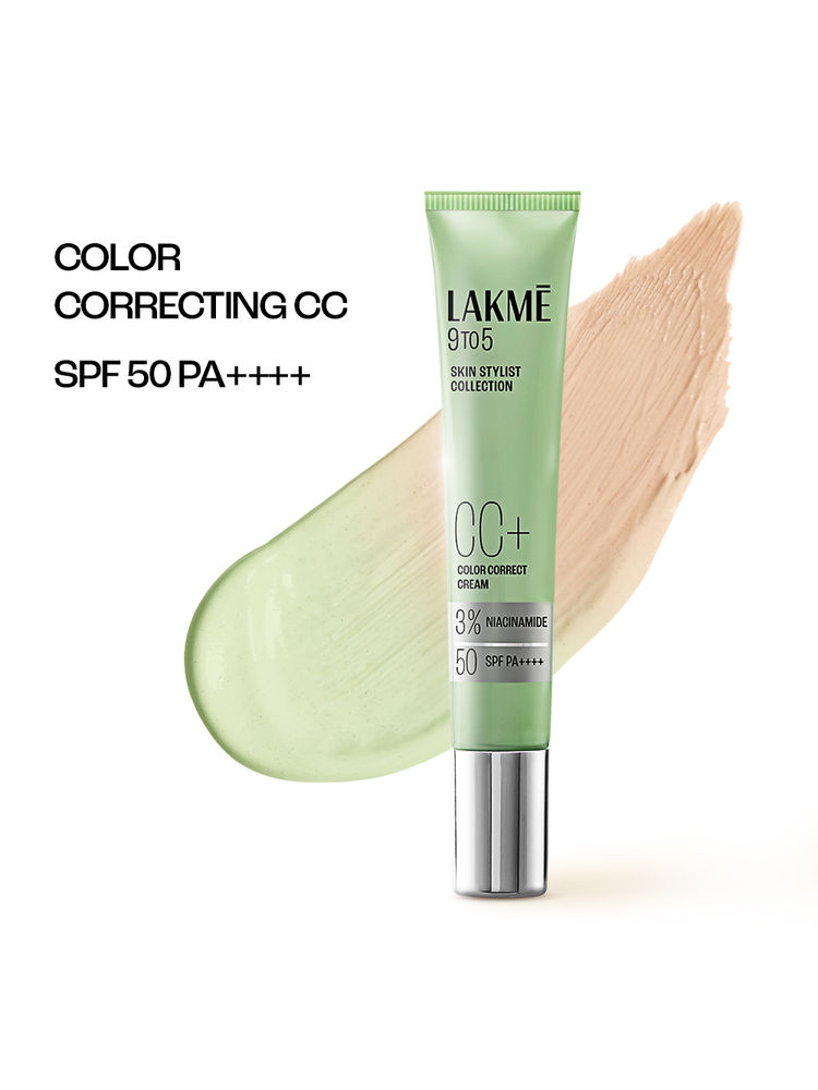 Lakme 9To5 CC+ Matcha Green With 3% Niacinamide & SPF 50 PA+++-image-6