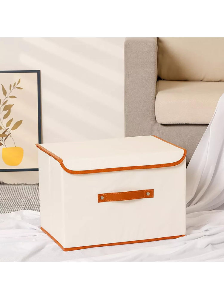 House of Quirk Clothes Storage Box Pants, Jeans, Underwear Organizer Drawer Box - Beige-image-27