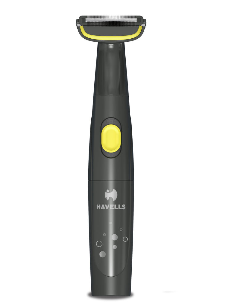 Havells BG6001 Body Groomer For Men - Black/Green