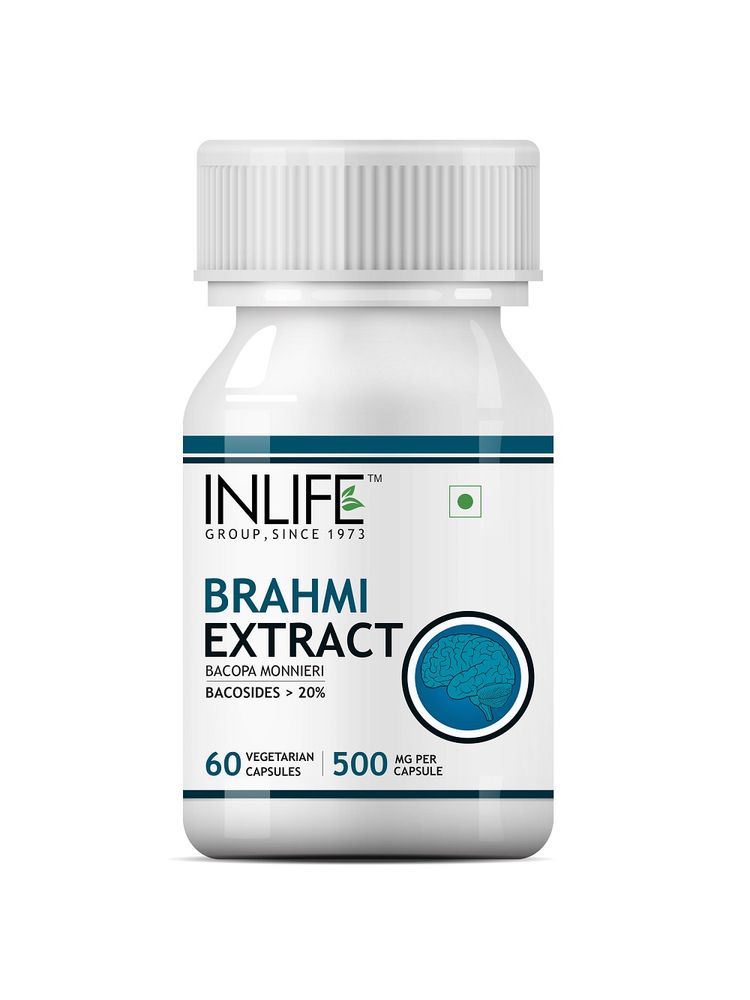 Inlife Brahmi Capsules 500mg Bacopa Monnieri Extract-picture-49
