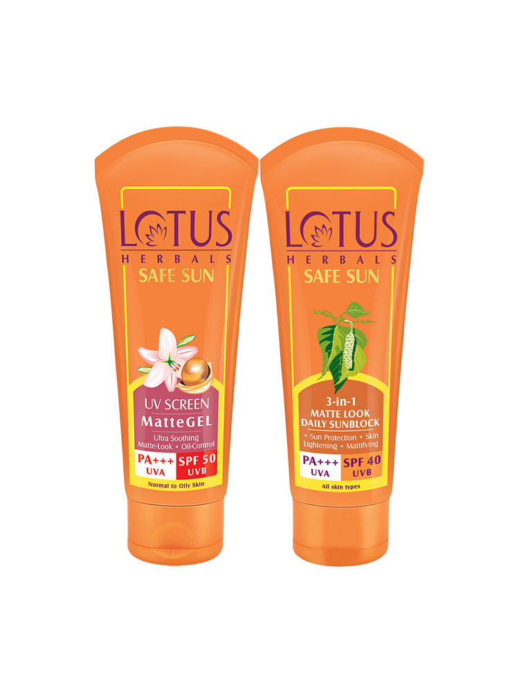 Lotus Herbals Safe Sun Sunscreen Combo (SPF 40 & SPF 50)