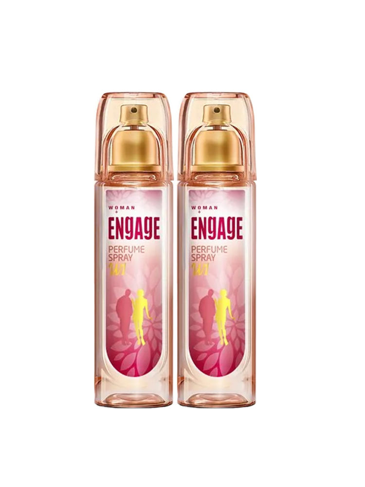 Engage W1 Perfume Combo, Fruity & Floral, Skin Friendly, Long-Lasting