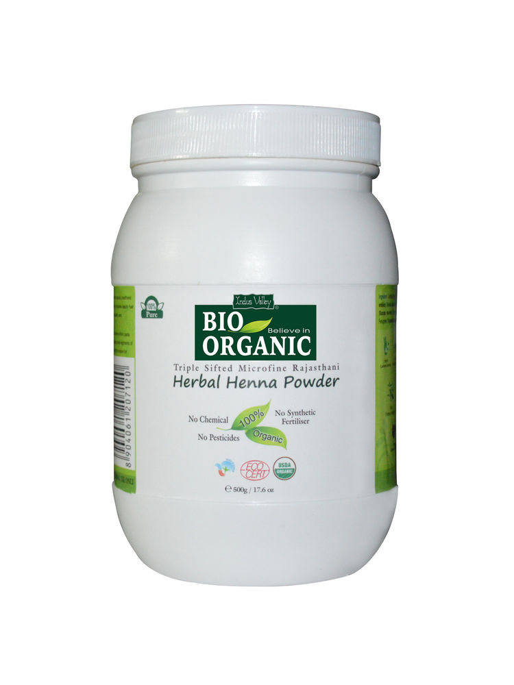 Indus Valley Bio Organic Herbal Henna Hair Color Powder-image-17