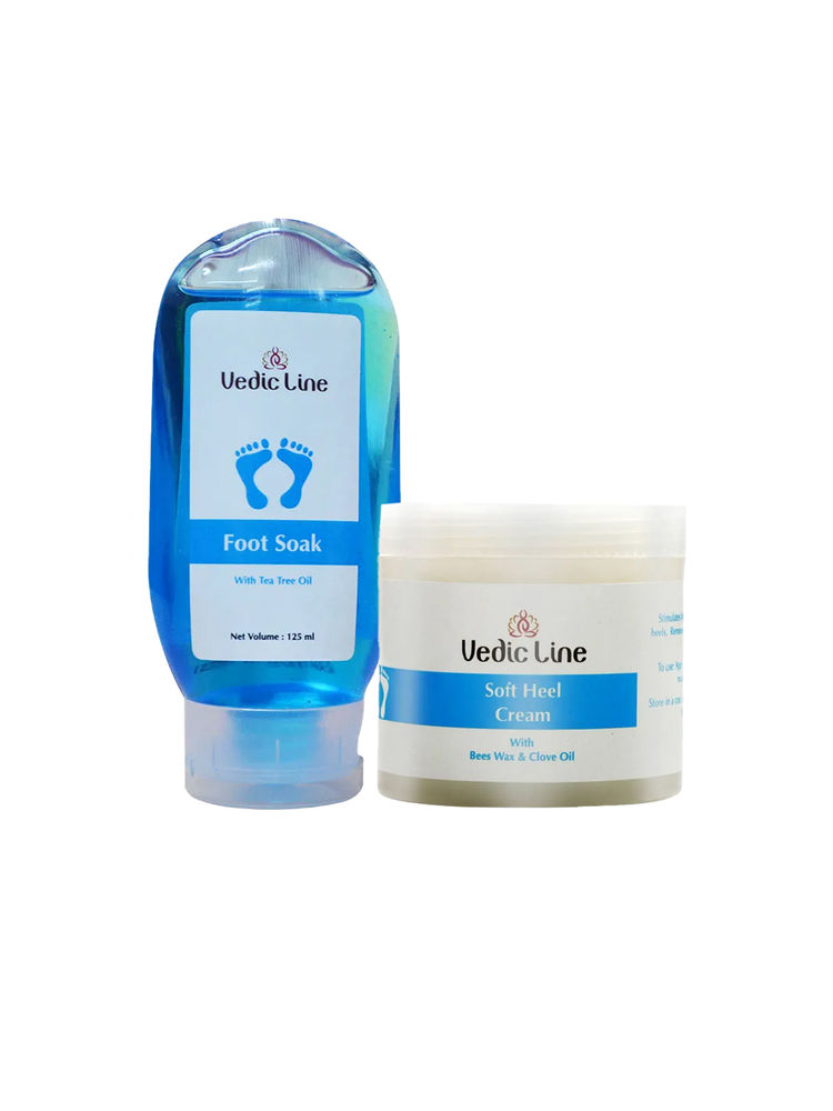 Vedic Line Foot Soak & Soft Heel Creme Combo