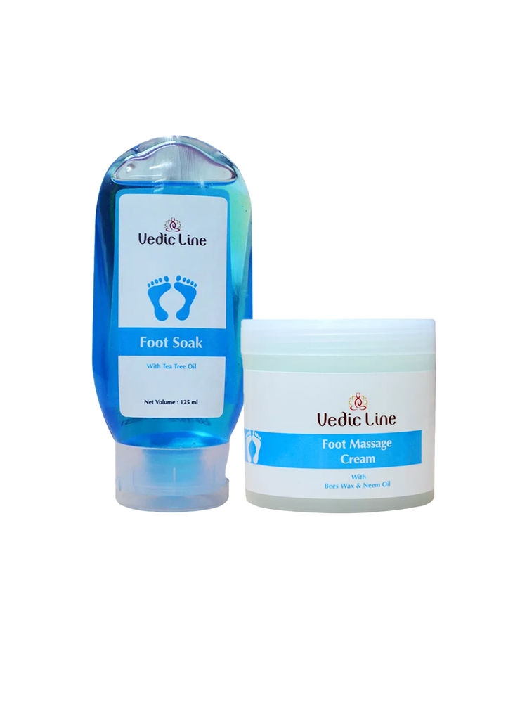 Vedic Line Foot Soak & Foot Massage Creme Combo