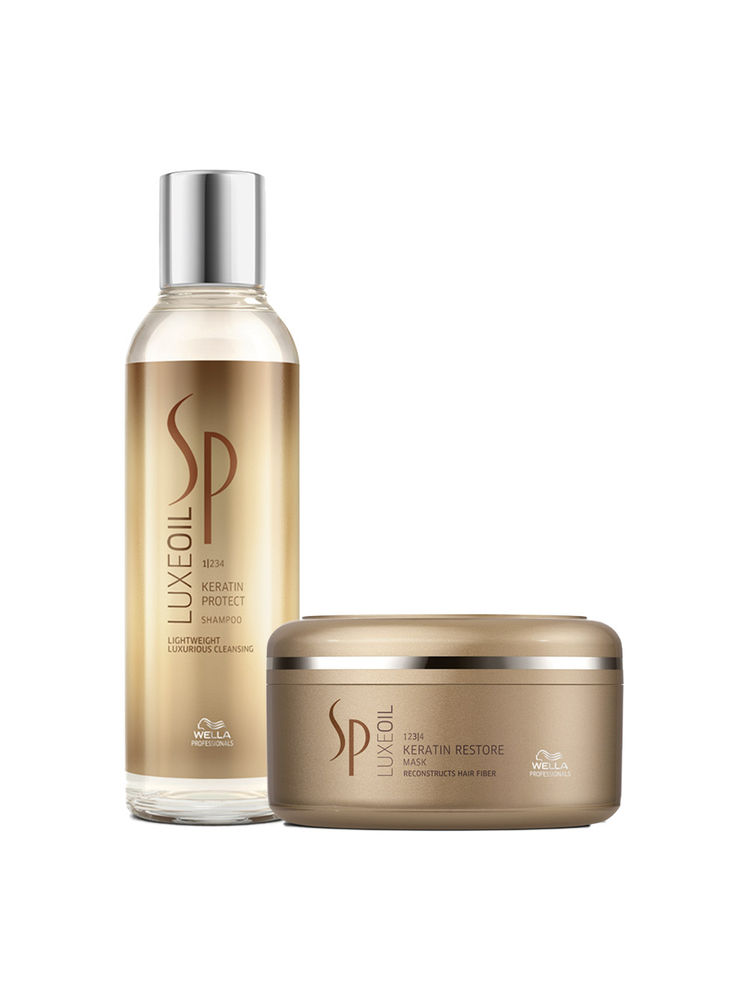 SP Luxe Oil Keratin Shampoo and Mask Combo-picture-10