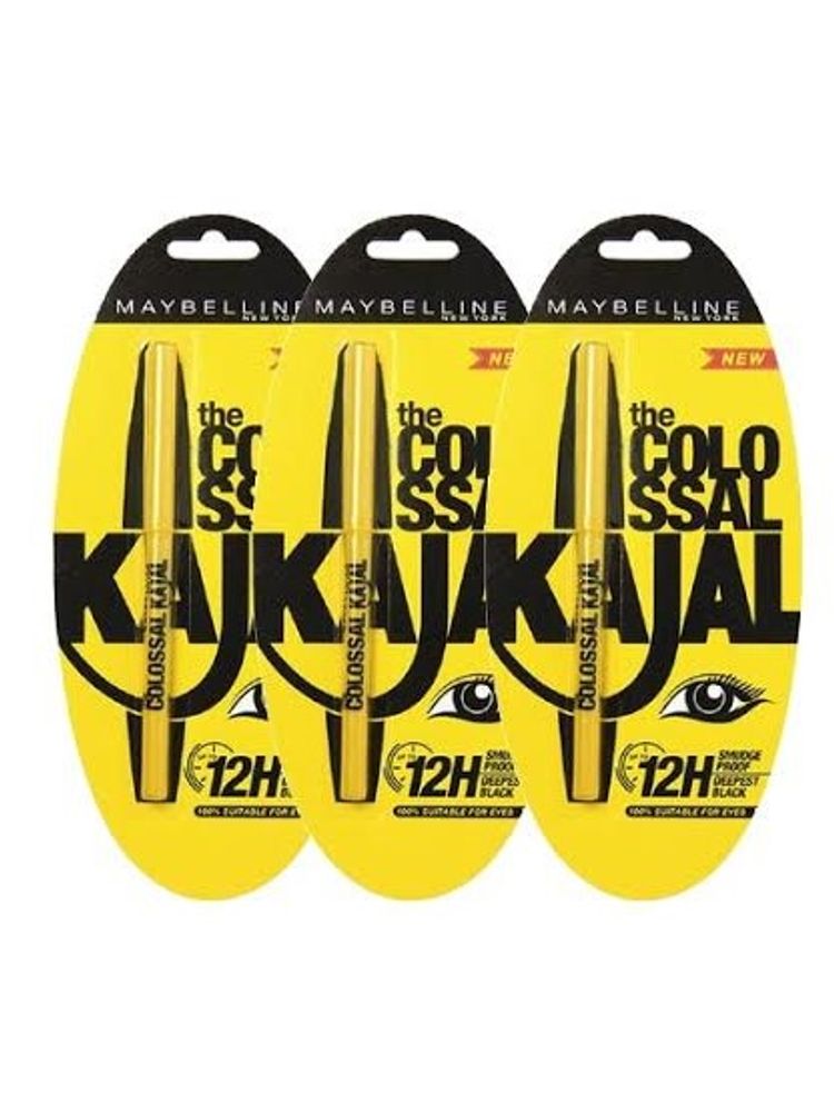 Maybelline New York Colossal Kajal (Pack Of 3)