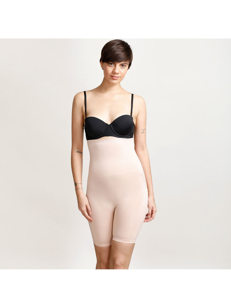Zivame Highwaist Thigh Shaper Smoothening Control - Skin