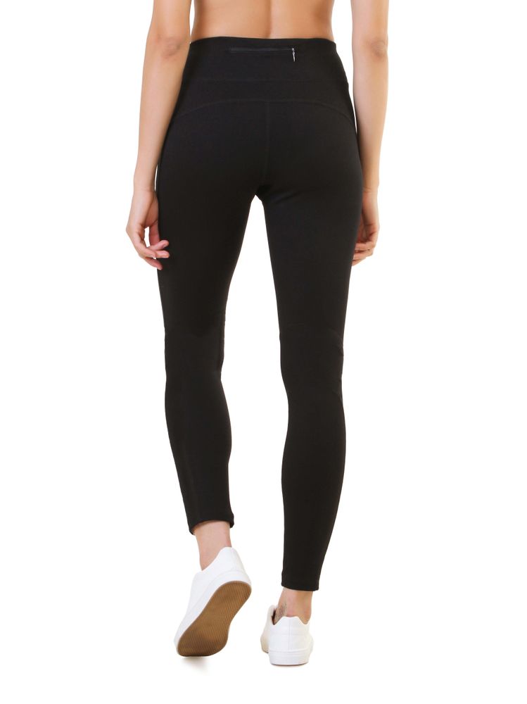 Silvertraq Women's Mesh Cross Leggings Black-picture-12