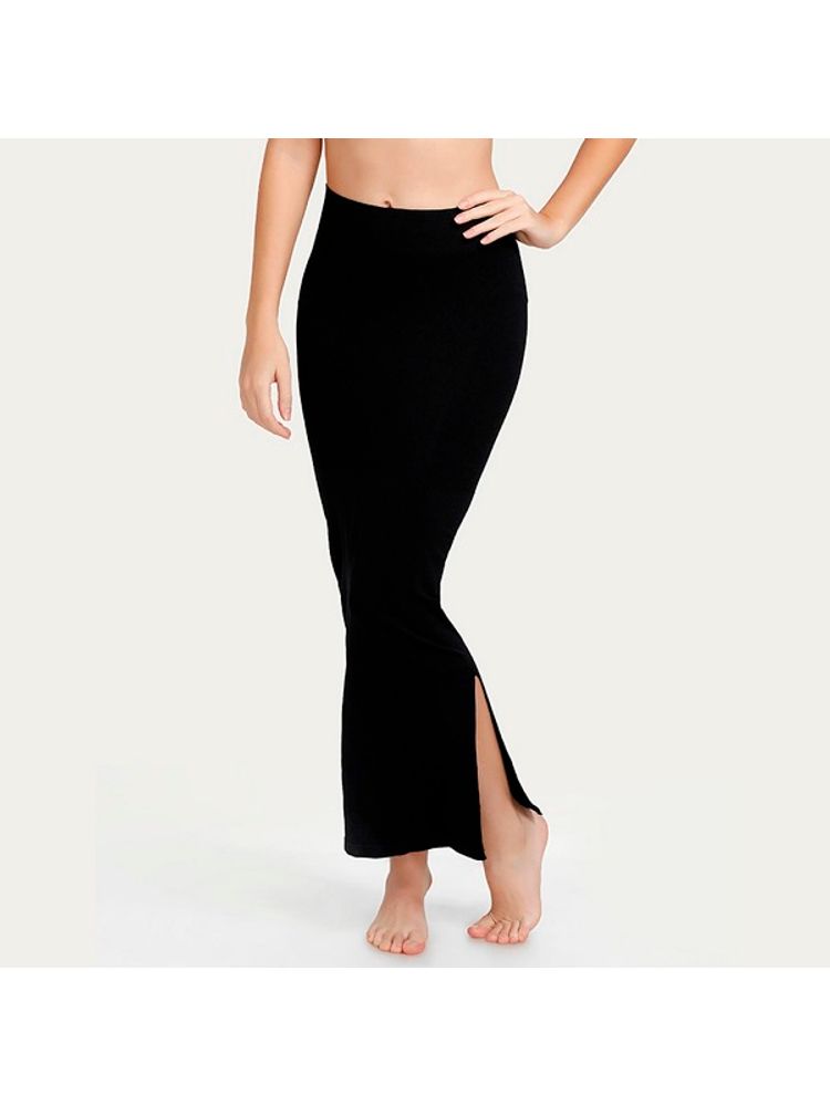 Zivame Mermaid Saree Shapewear- Black-image-4