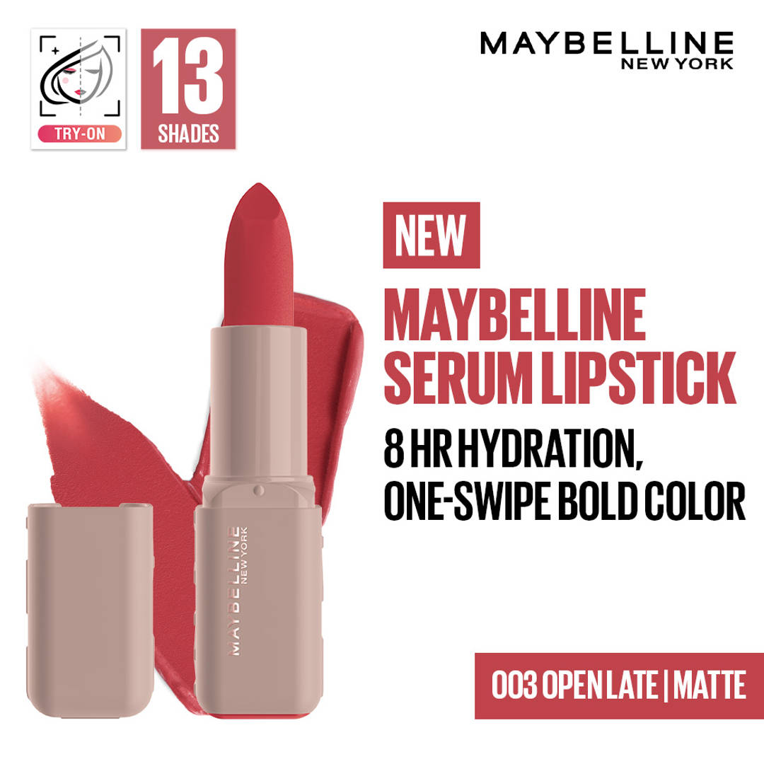 Maybelline Serum Matte Lipstick 8HR Hydration