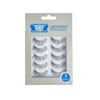 Uroparis Human Hair Eyelashes 57 - Black
