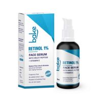 Bake 1% Retinol Serum For Anti Aging, Skin Tightening, Fine Lines & Wrinkles With 2% Multi Peptide