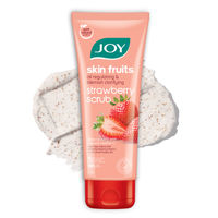 Joy Oil Control Strawberry Face & Body Scrub with Vitamin C for Oily Skin - Blackhead Removal