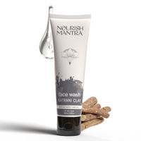 Nourish Mantra Ratrani Moroccan Lava Face Wash with Activated Charcoal for Deep Pore Cleansing
