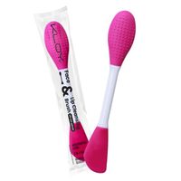 KLOY Silicone Face Mask Applicator & Lip Cleansing Brush - Dark Pink